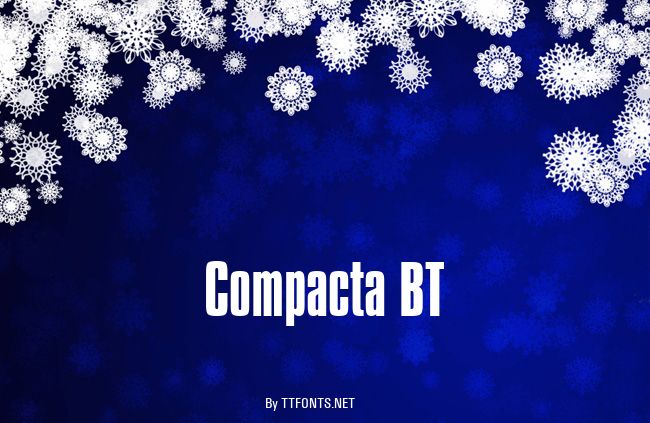 Compacta BT example